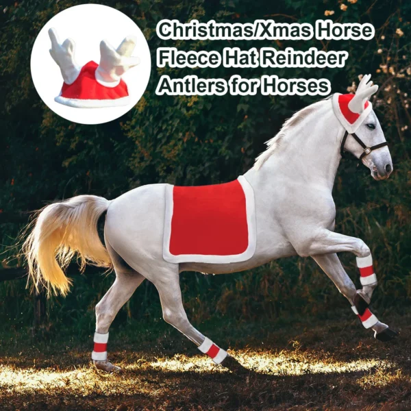 kf-Sad41125c6c984d8c86b3550b878ba15ds-Christmas-Horse-Antler-Cap-Cute-Hat-for-Horse | Ankaier