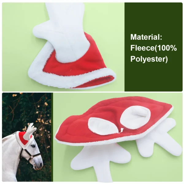kf-Sbf4034e24a9a49d4b2b7e20ad1ecf200z-Christmas-Horse-Antler-Cap-Cute-Hat-for-Horse | Ankaier